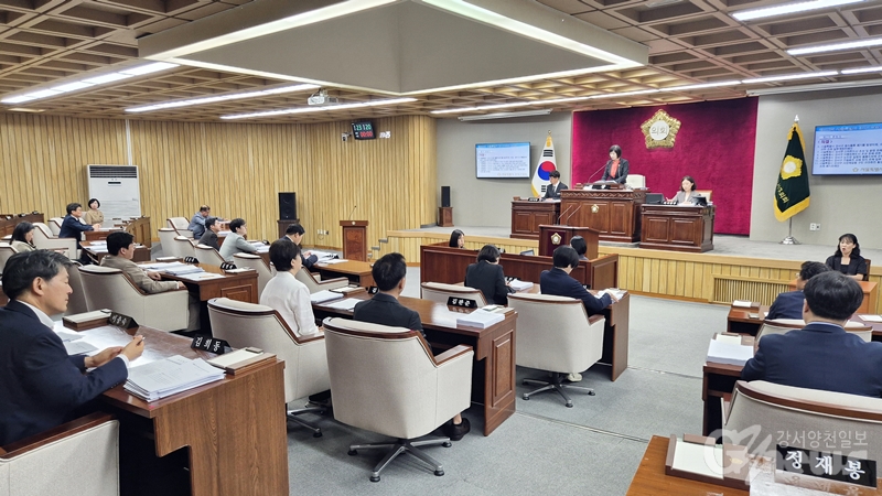 제10대 강서구의회 첫 회기 마무리…제322회 임시회 폐회