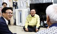 진교훈 강서구청장, 어르신 무더위 쉼터 현장 점검
